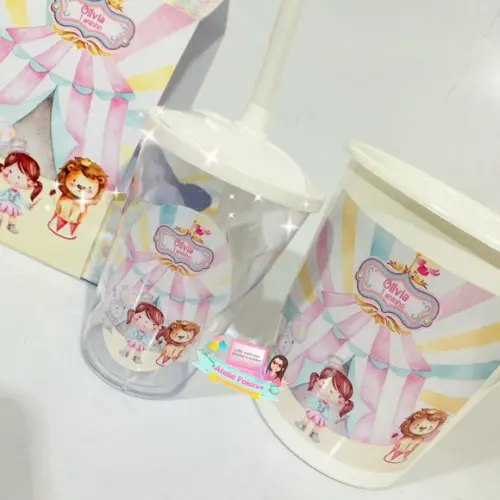 Kit Cineminha na Caixa com Alça Circo Candy