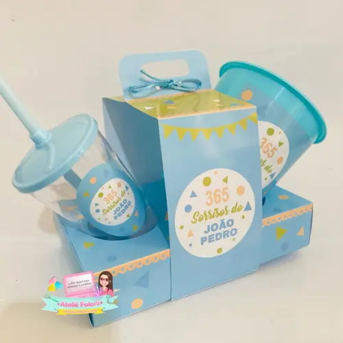 Kit Cineminha na Caixa com Alça Clean 1 Aninho