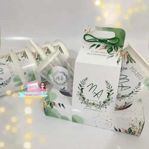 Kit Cineminha na Caixa com Alça Daminha Pajem