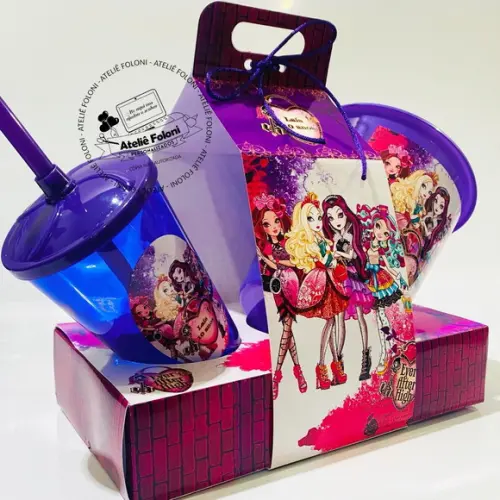 Kit Cineminha na Caixa com Alça Ever After High