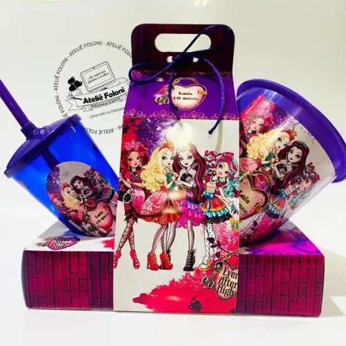 Kit Cineminha na Caixa com Alça Ever After High