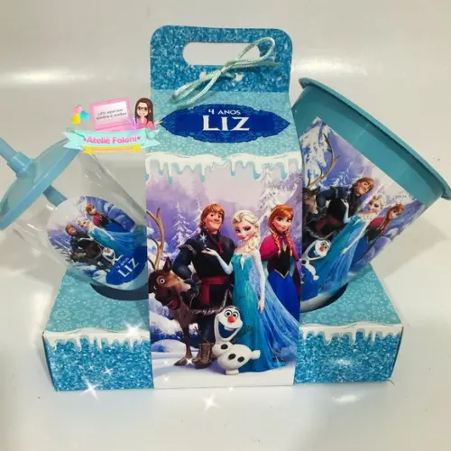 Kit Cineminha na Caixa com Alça Frozen 1