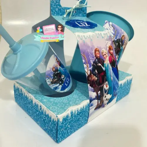 Kit Cineminha na Caixa com Alça Frozen 1