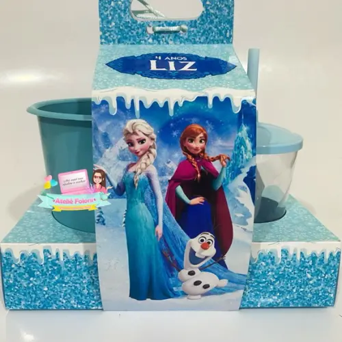 Kit Cineminha na Caixa com Alça Frozen 1