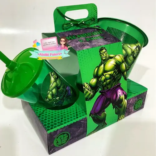 Kit Cineminha na Caixa com Alça Hulk