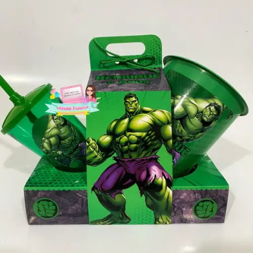 Kit Cineminha na Caixa com Alça Hulk