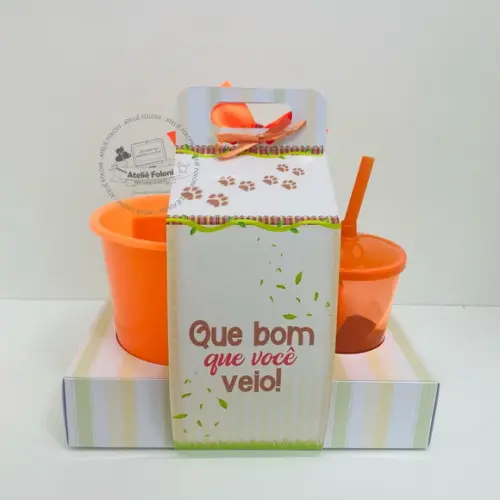 Kit Cineminha na Caixa com Alça Leãozinho