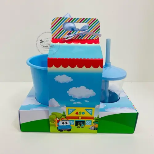 Kit Cineminha na Caixa com Alça Léo o Caminhão