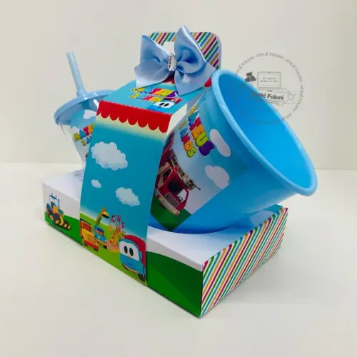 Kit Cineminha na Caixa com Alça Léo o Caminhão