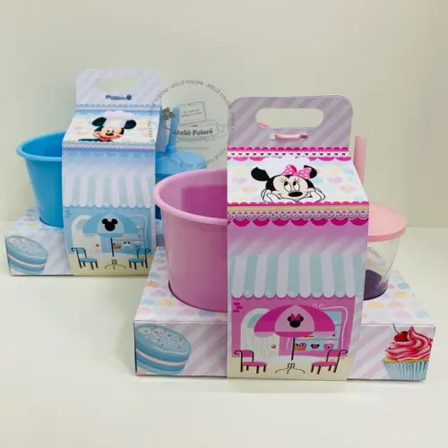 Kit Cineminha na Caixa com Alça Minnie Confeitaria