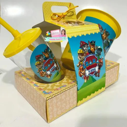Kit Cineminha na Caixa com Alça Patrulha Canina