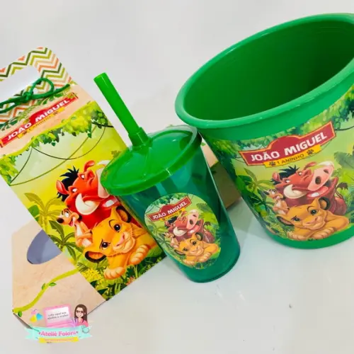Kit Cineminha na Caixa com Alça Rei Leão