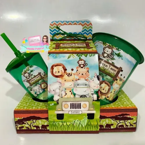 Kit Cineminha na Caixa com Alça Safari