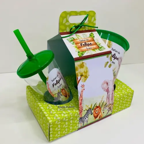Kit Cineminha na Caixa com Alça Safari