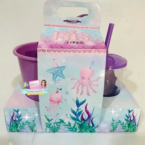 Kit Cineminha na Caixa com Alça Sereia