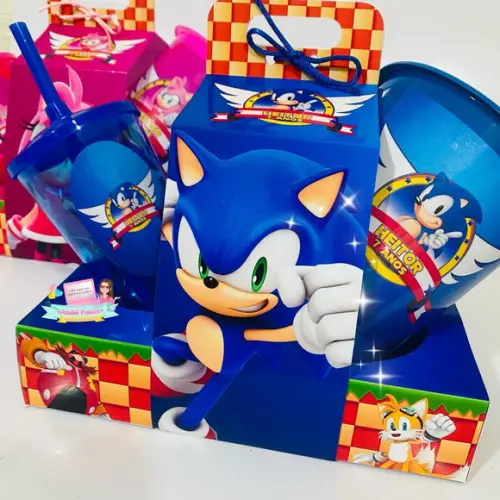 Kit Cineminha na Caixa com Alça Sonic