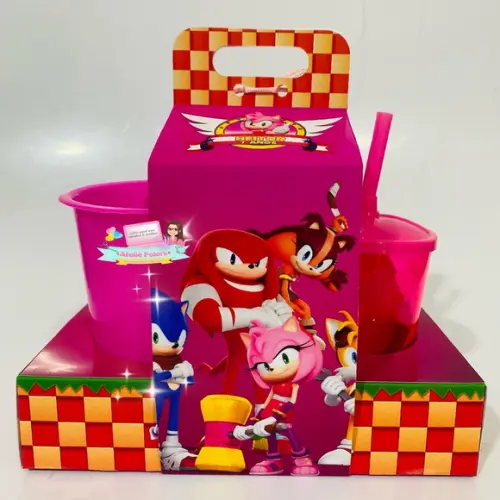 Kit Cineminha na Caixa com Alça Sonic