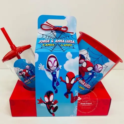 Kit Cineminha na Caixa com Alça Spidey