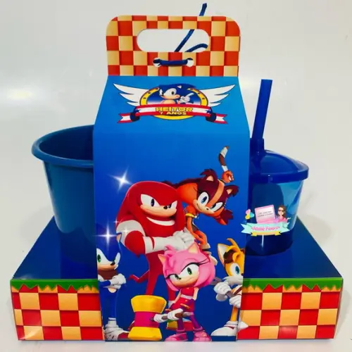 Kit Cineminha na Caixa com Alça Sonic