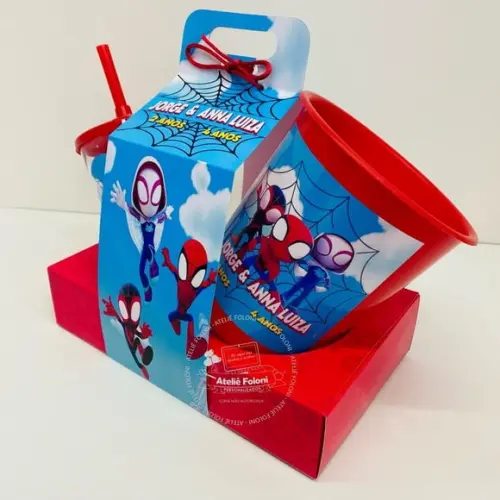 Kit Cineminha na Caixa com Alça Spidey