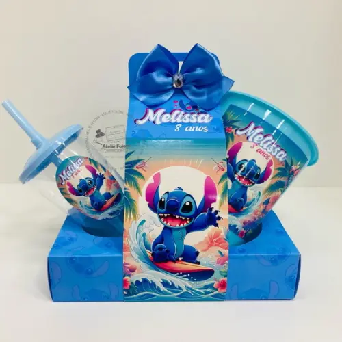 Kit Cineminha na Caixa com Alça Stitch