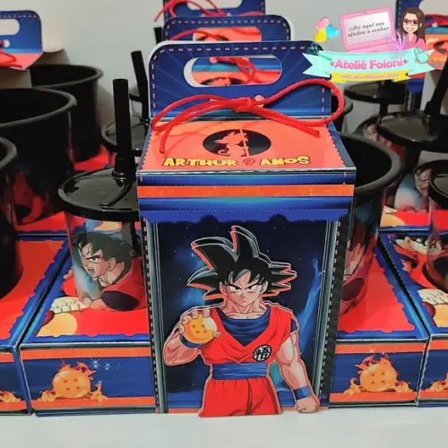 Kit Cineminha na Caixa Dragonballz