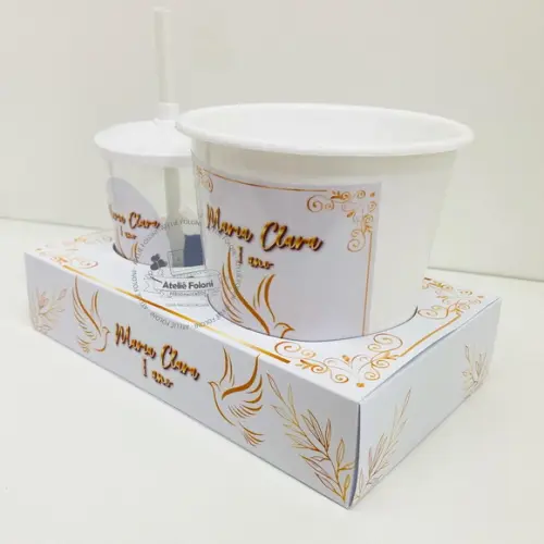 Kit Cineminha na Caixa Espírito Santo Batismo