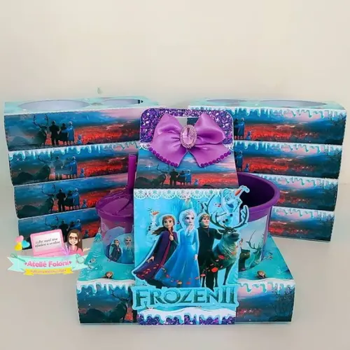 Kit Cineminha na Caixa Frozen 2