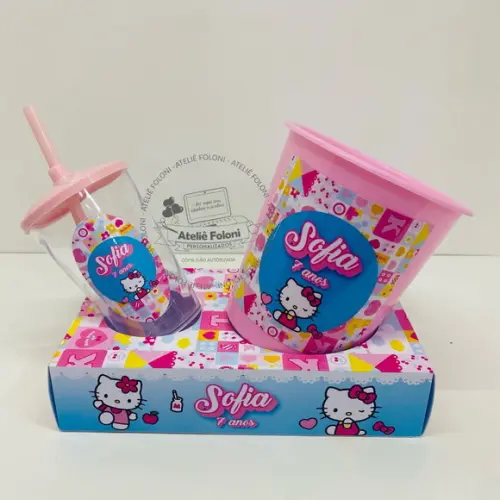 Kit Cineminha na Caixa Hello Kitty