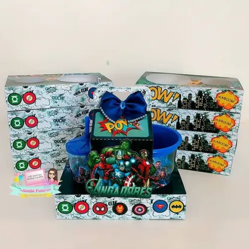 Kit Cineminha na Caixa Heróis