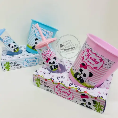 Kit Cineminha na Caixa Panda