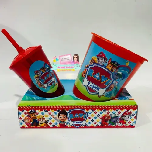 Kit Cineminha na Caixa Patrulha Canina