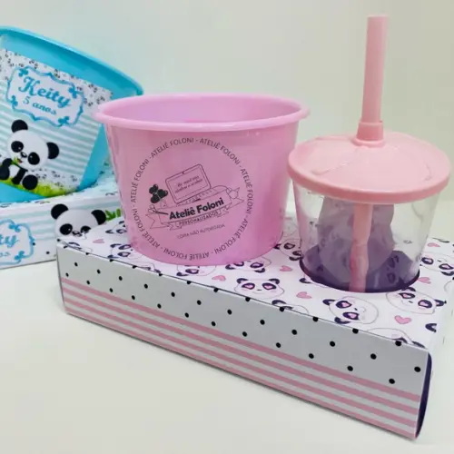 Kit Cineminha na Caixa Panda
