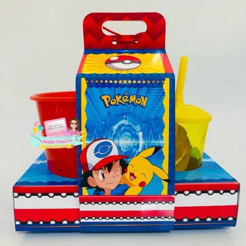 Kit Cineminha na Caixa Pikachu/pokemon