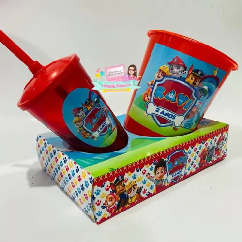 Kit Cineminha na Caixa Patrulha Canina