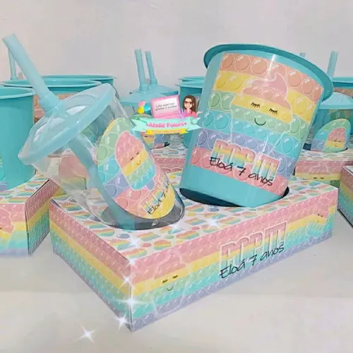 Kit Cineminha na Caixa Pop It Candy