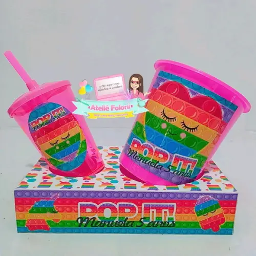 Kit Cineminha Na Caixa Pop It