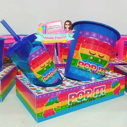 Kit Cineminha Na Caixa Pop It