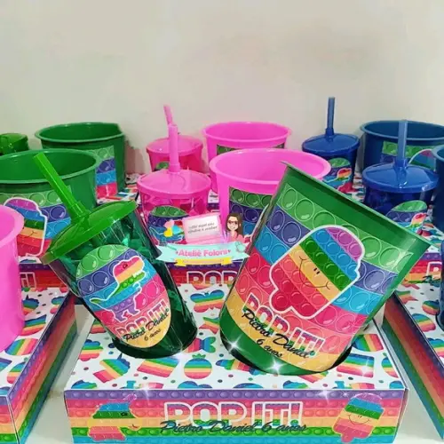 Kit Cineminha Na Caixa Pop It