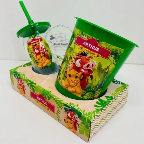 Kit Cineminha na Caixa Rei Leão