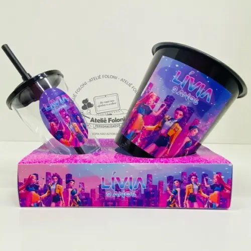 Kit Cineminha na Caixa sem Alça Guerreira do Kpop