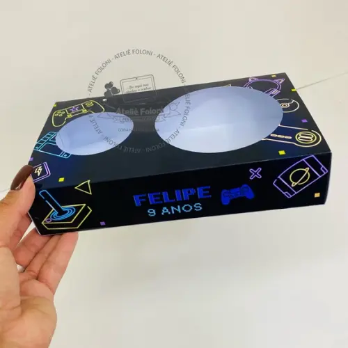 Kit Cineminha na Caixa sem Alça Vídeo Game