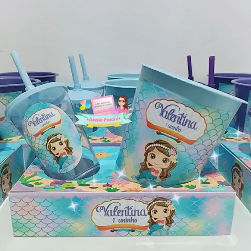 Kit Cineminha na caixa Sereia
