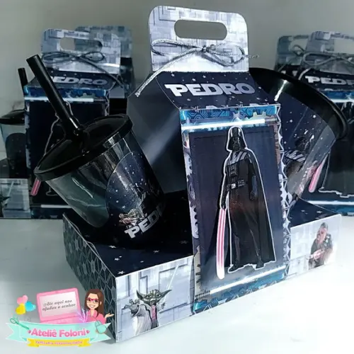 Kit Cineminha na Caixa Star Wars com Alça
