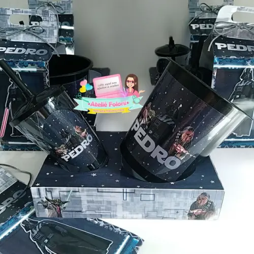 Kit Cineminha na Caixa Star Wars com Alça