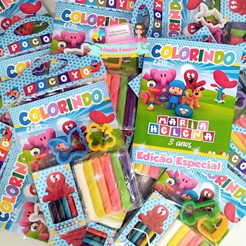 Kit Colorir Personalizado 5 itens