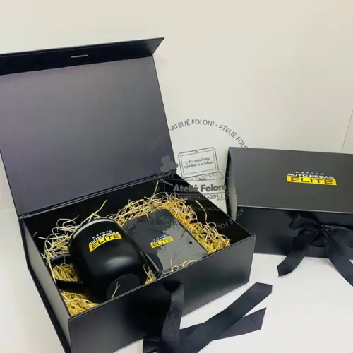 Kit Corporativo Caneca / Caderneta Emborrachada