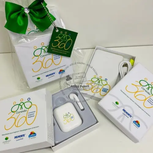 Kit Corporativo Power Bank / Fone Bluetooth