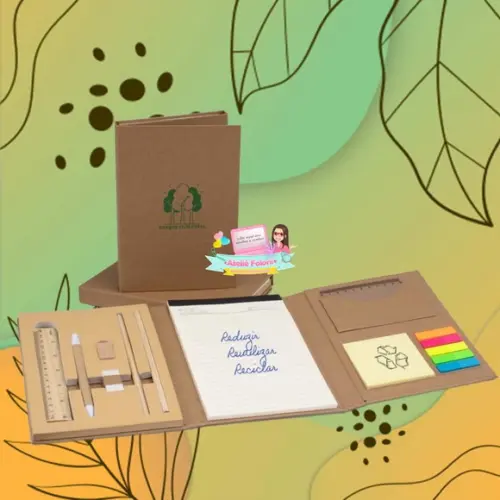 Kit Ecológico de Anotações Personalizado