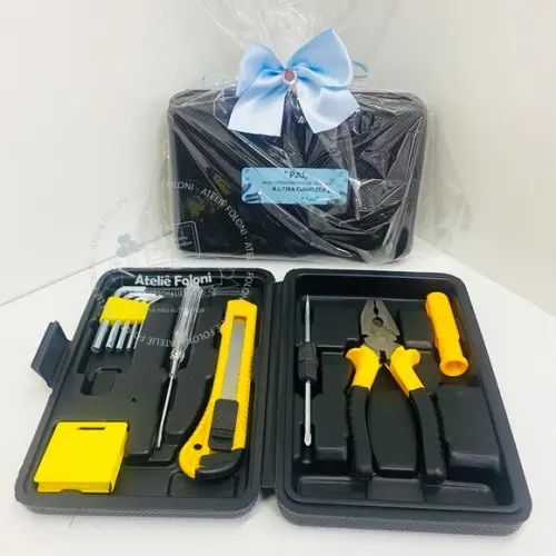 Kit Ferramenta 11 Peças Dia dos Pai com Saquinho
